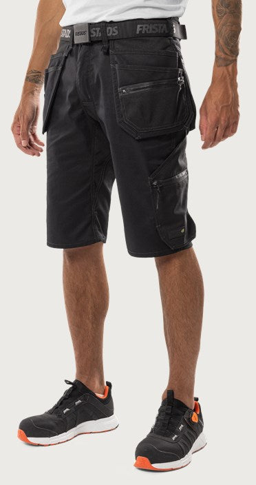 Green håndværker stretchshorts, Sort, Kansas 2902
