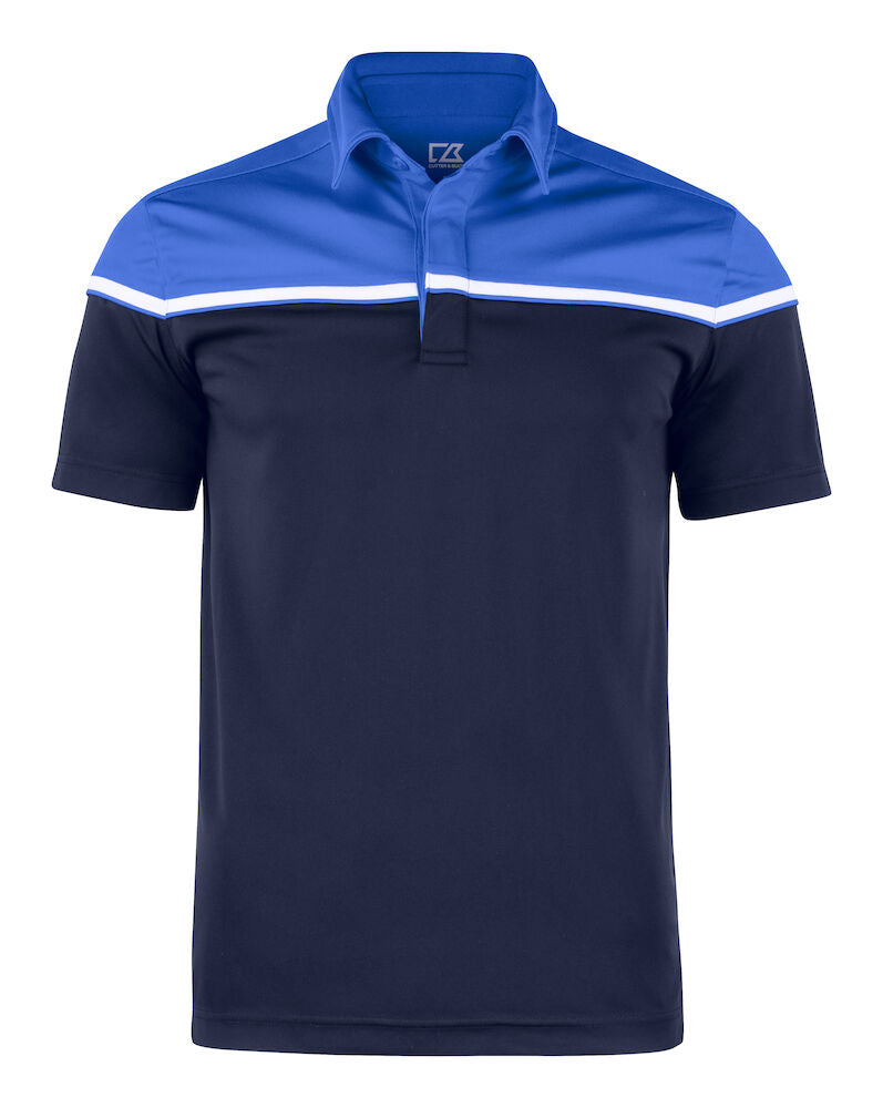 Seabeck Polo, Herre, Dark Navy/Royal - CUTTER & BUCK 354428 - 58055