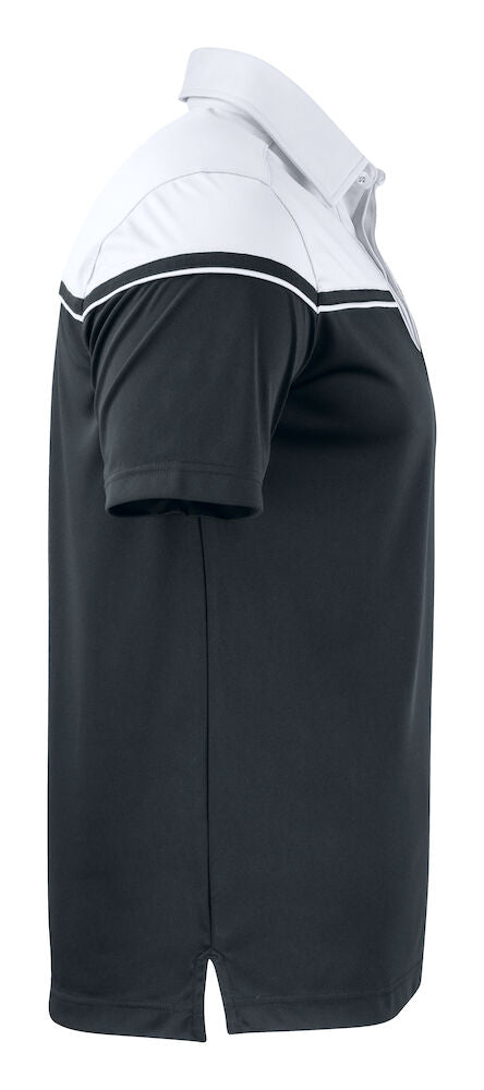 Seabeck Polo, Herre, Black/White - CUTTER & BUCK 354428 - 9900