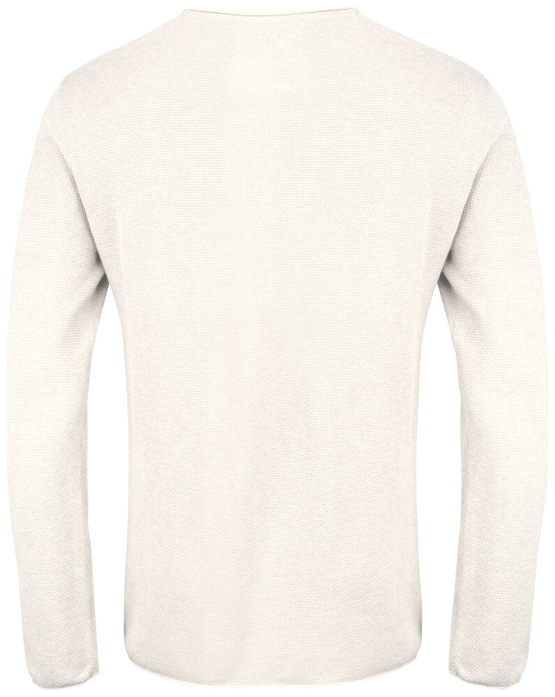 Carnation Sweater, Herre, Off White - CUTTER & BUCK - 355426 - 01