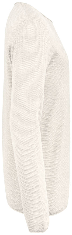 Carnation Sweater, Herre, Off White - CUTTER & BUCK - 355426 - 01