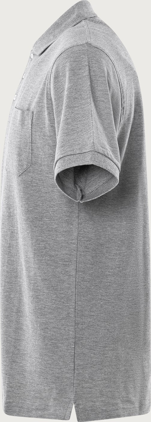 Acode Heavy Poloshirt, Lysegrå, Kansas 100219-910