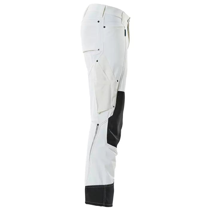 Mascot Advanced Arbejdsbukser Full Stretch, Hvid, Herre - 17179-311-06