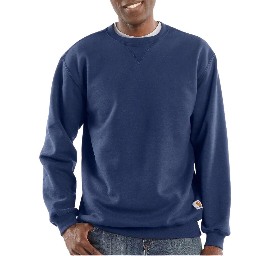 Crewneck Sweatshirt, Herre, New navy - Carhartt K124 - NVY
