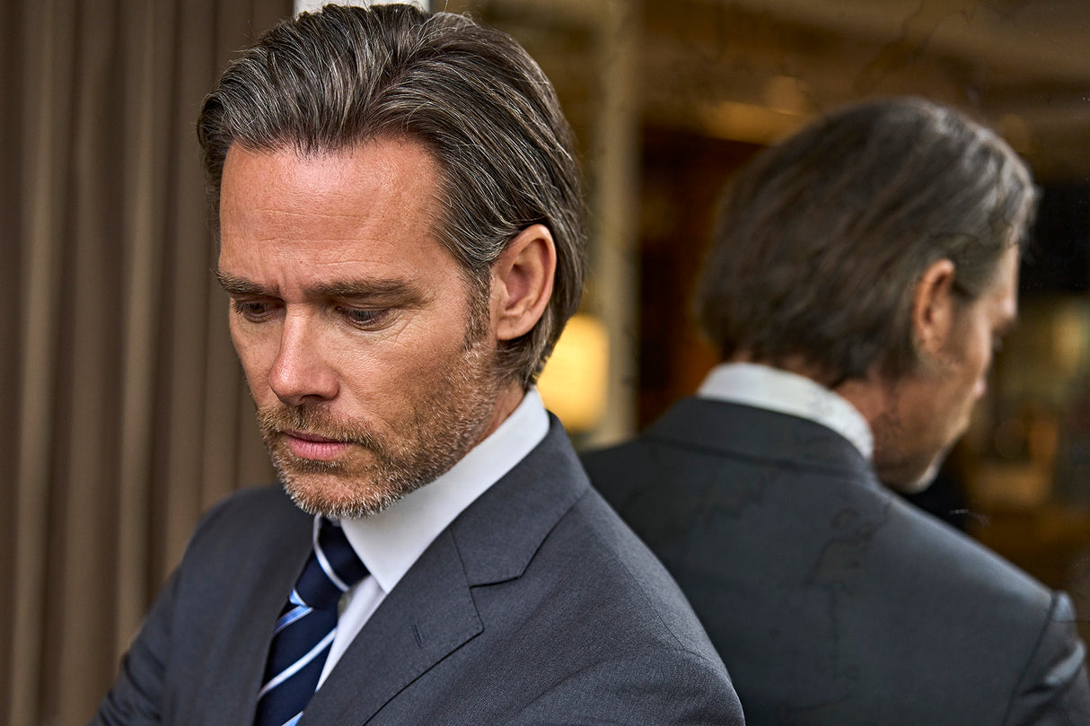 Luxury Shirt Slim Fit, Lys Blå, Herre, Teejays - Style 4021