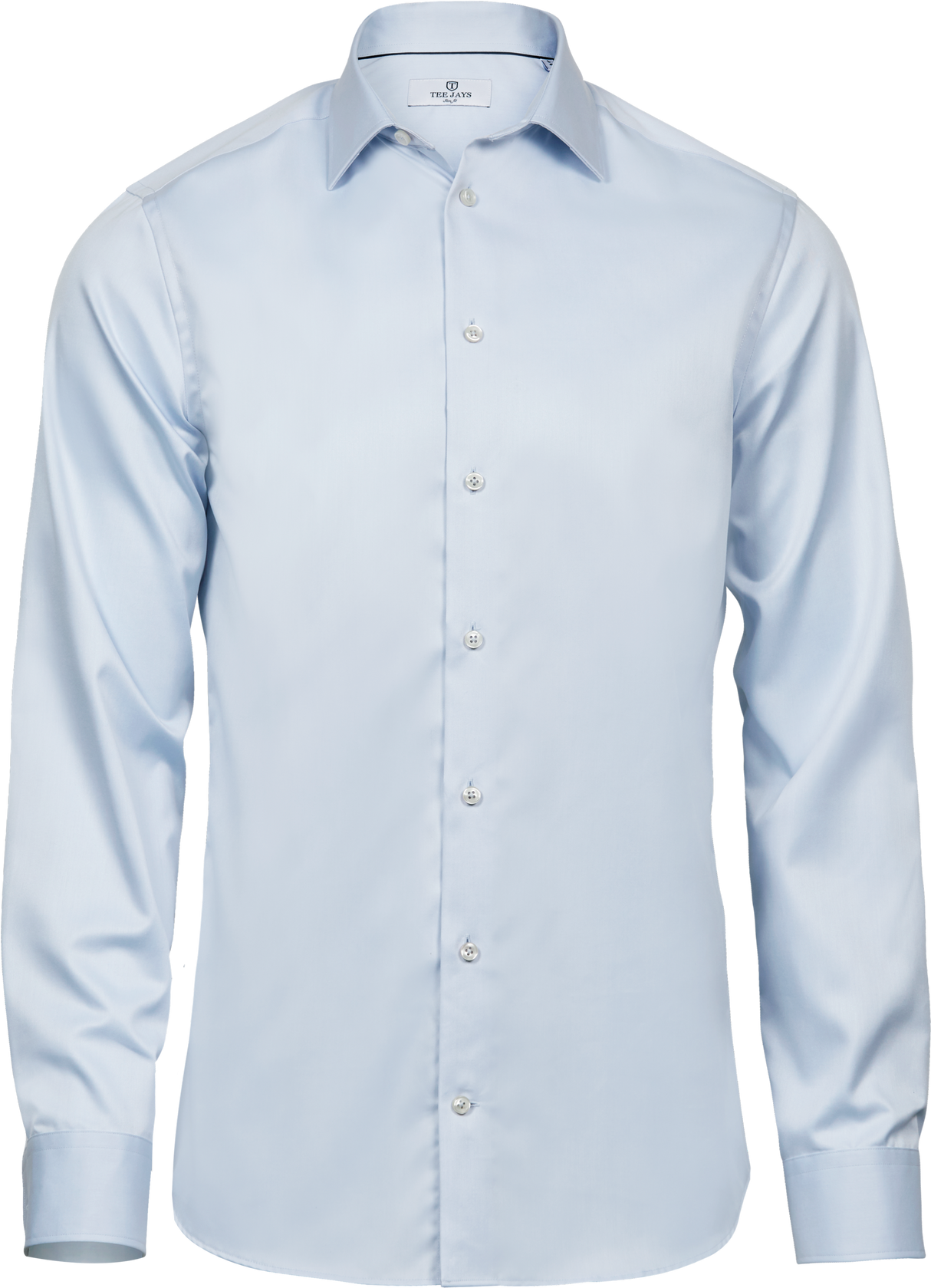 Luxury Shirt Slim Fit, Lys Blå, Herre, Teejays - Style 4021