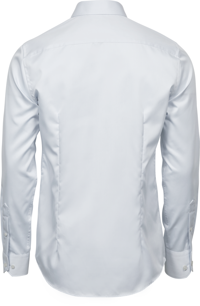 Luxury Shirt Slim Fit, Hvid, Herre, Teejays - Style 4021