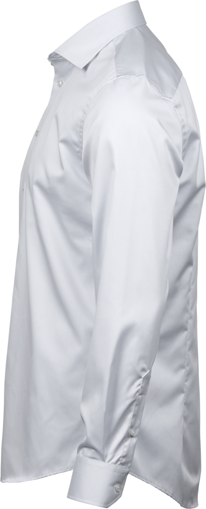 Luxury Shirt Slim Fit, Hvid, Herre, Teejays - Style 4021