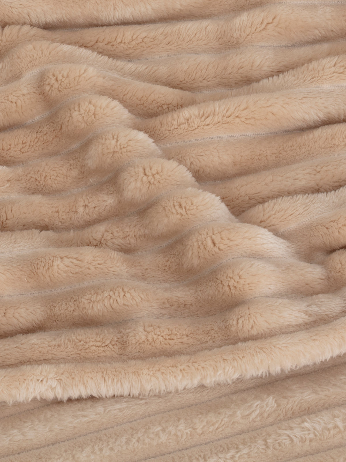 Ekstra Stor Cozy Plaid, Sand, Kosta Linnewäfveri 411315
