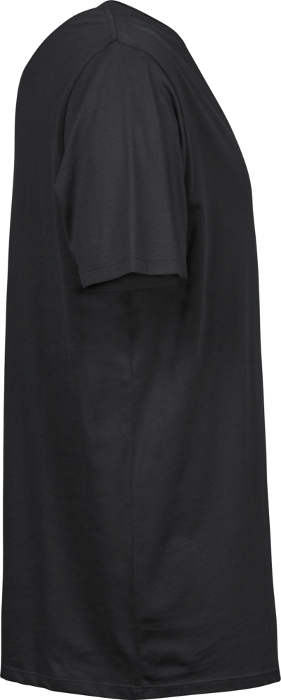 Raw-Edge Tee, Sort, Herre - Style 5060