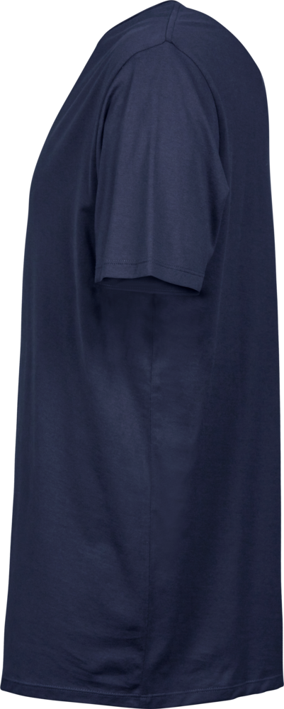 Raw-Edge Tee, Navy, Herre - Style 5060