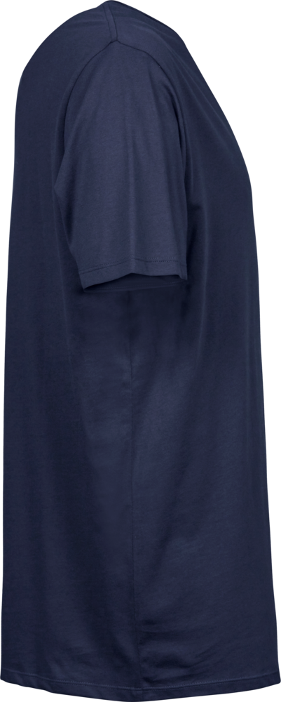 Raw-Edge Tee, Navy, Herre - Style 5060