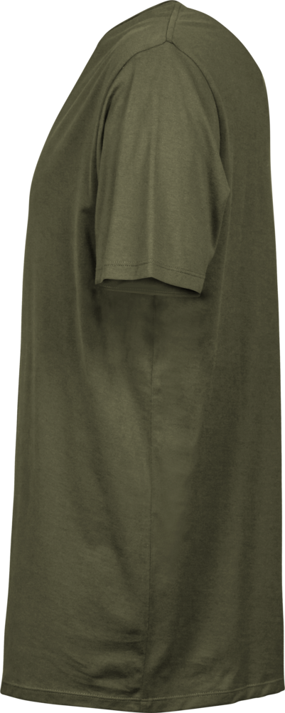Raw-Edge Tee, Oliven, Herre - Style 5060