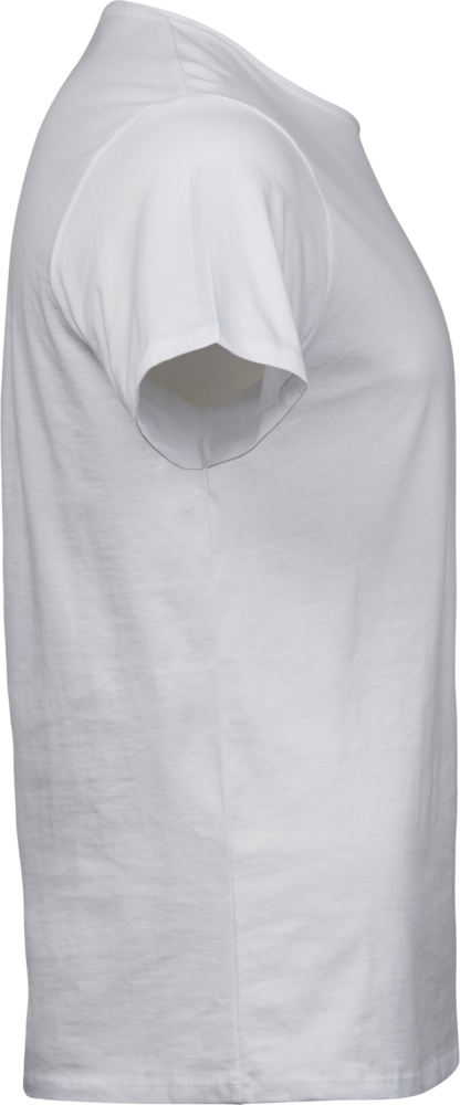 Raw-Edge Tee, Hvid, Herre - Style 5060