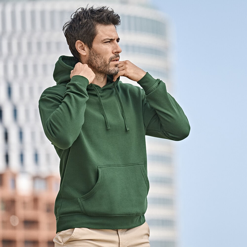 Power hoodie - Heather grey - Style 5102