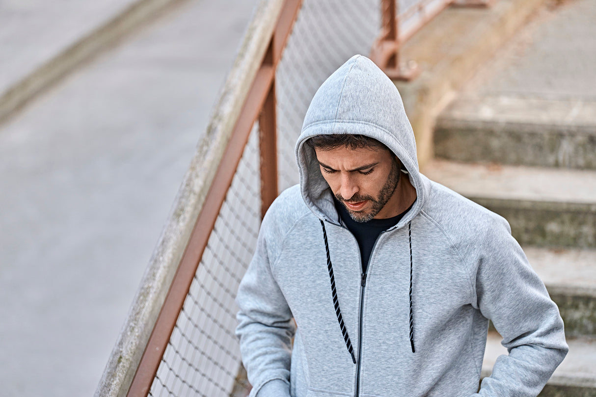 Fashion cardigan, Mørk grå, Herre - Style 5435