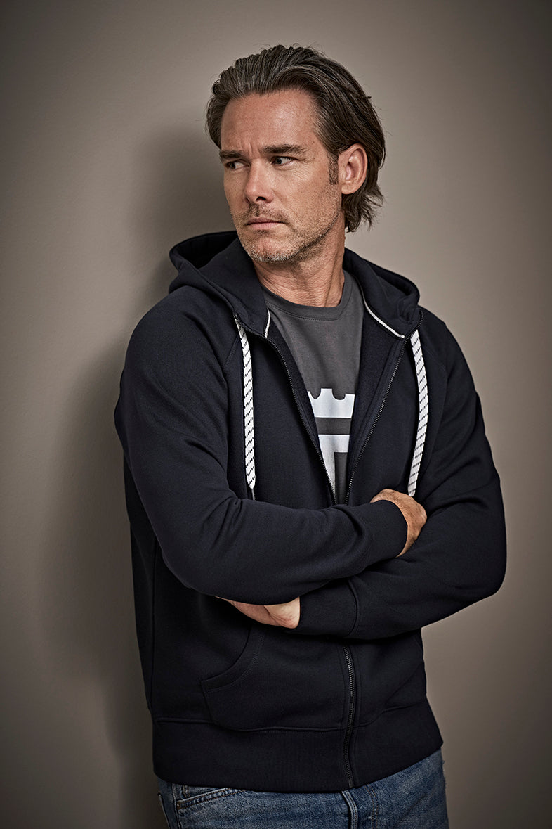 Fashion cardigan, Mørk grå, Herre - Style 5435