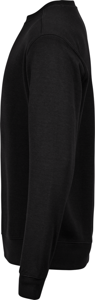 Essentiel crewneck-sweatshirt med X-stik, Sort, Herre - Style 5504