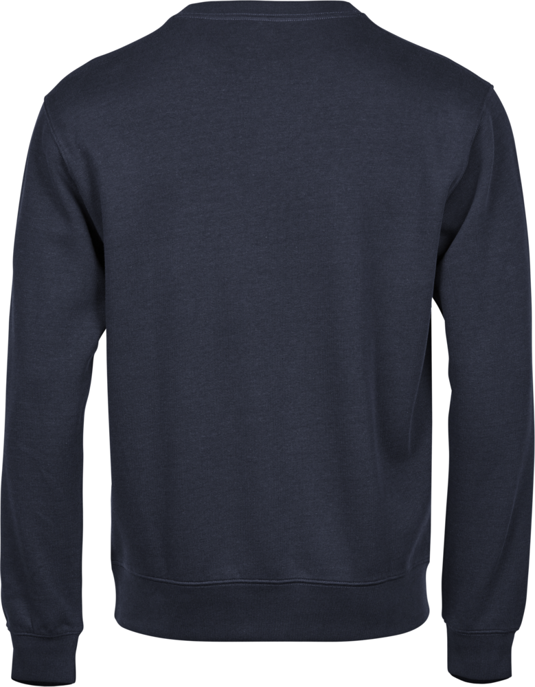 Essentiel crewneck-sweatshirt med X-stik, Navy, Herre - Style 5504