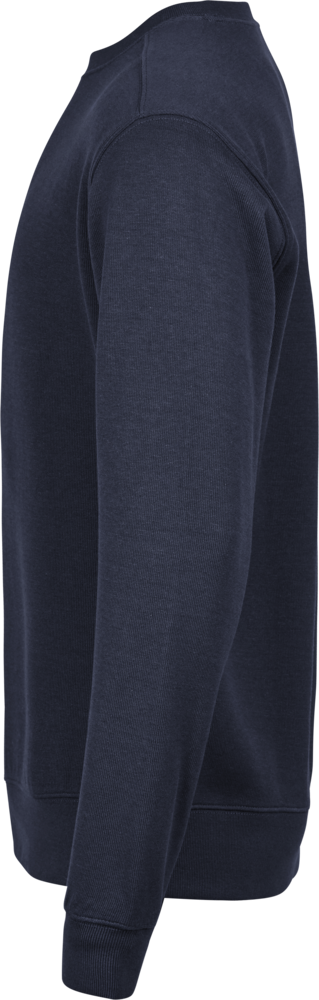 Essentiel crewneck-sweatshirt med X-stik, Navy, Herre - Style 5504