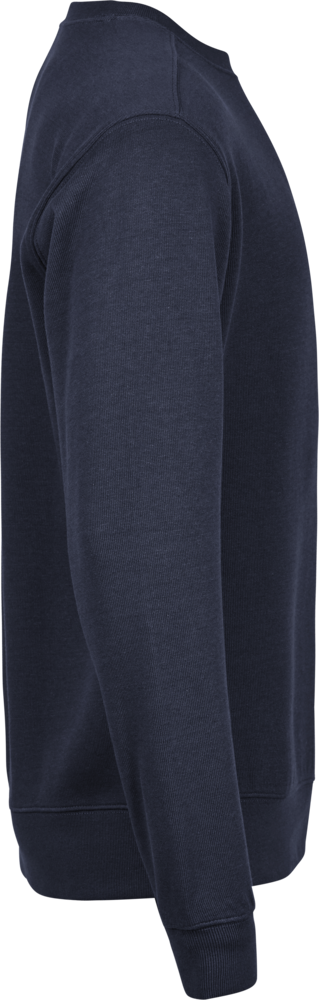 Essentiel crewneck-sweatshirt med X-stik, Navy, Herre - Style 5504