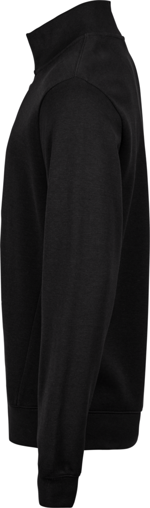 Half-zip sweatshirt, Sort, Herre - Style 5506