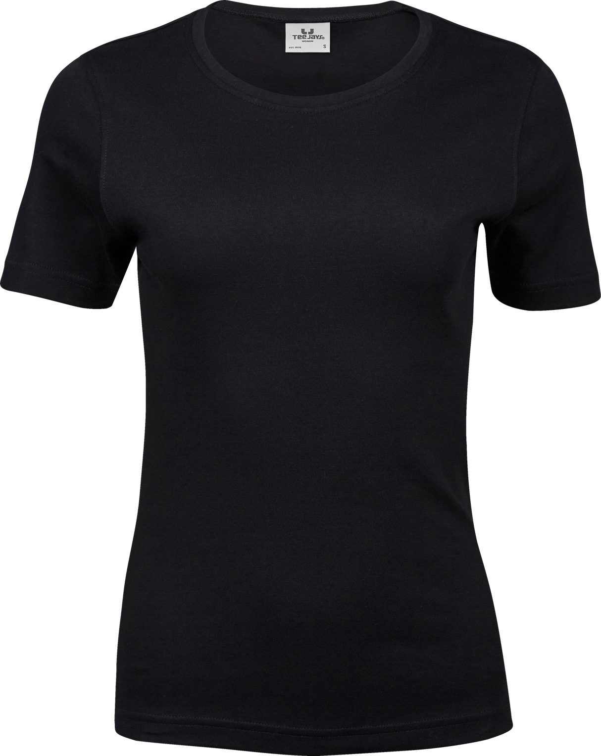 Interlock Tee Dame - Sort - Teejays 580