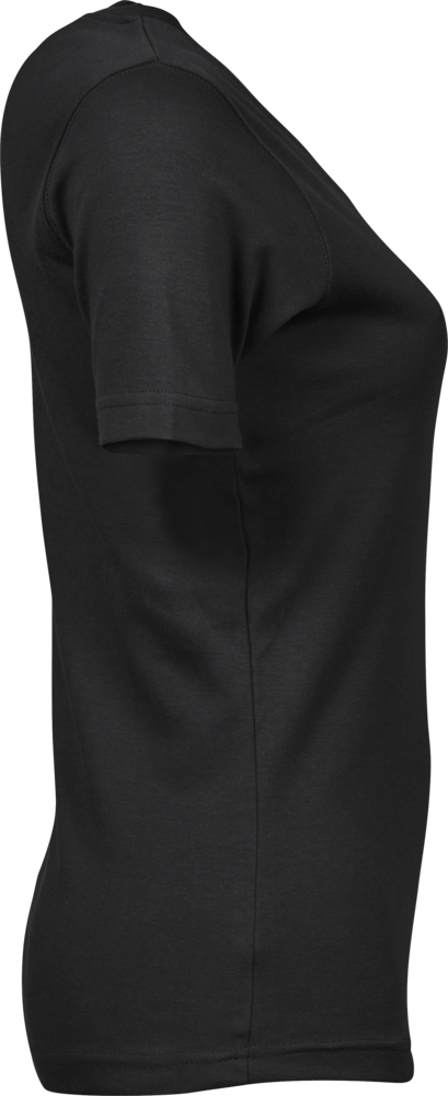 Interlock Tee Dame - Sort - Teejays 580