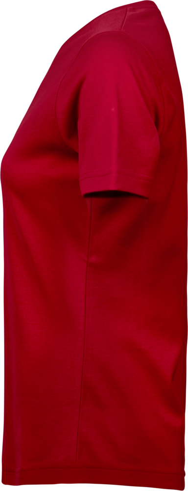 Interlock Tee Dame - Rød - Teejays 580