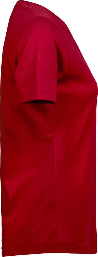 Interlock Tee Dame - Rød - Teejays 580