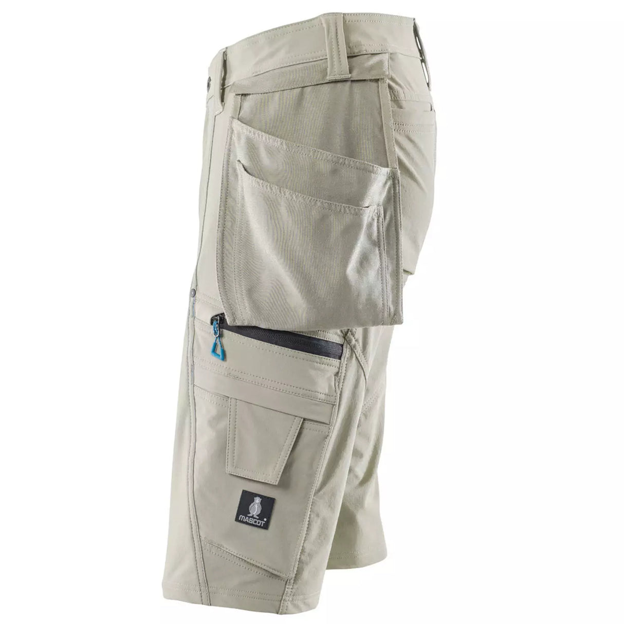 Mascot Advanced håndværkershorts full stretch, Herre, Khaki - Mascot 17149-311-55