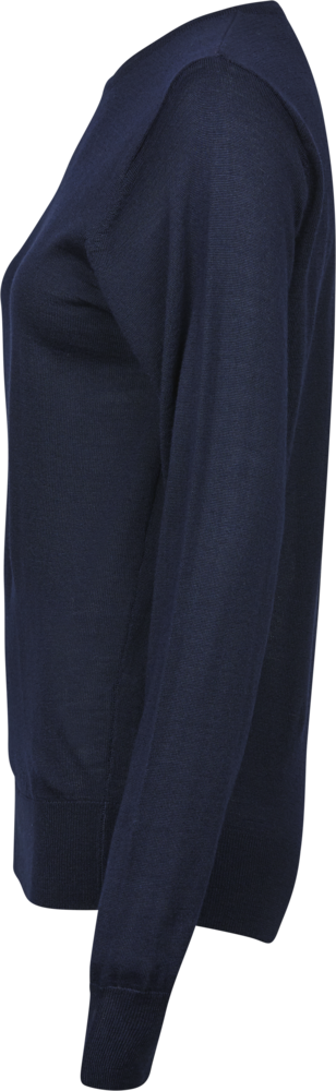 Striktrøje Dame - Navy - Teejays 6006