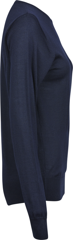 Striktrøje Dame - Navy - Teejays 6006