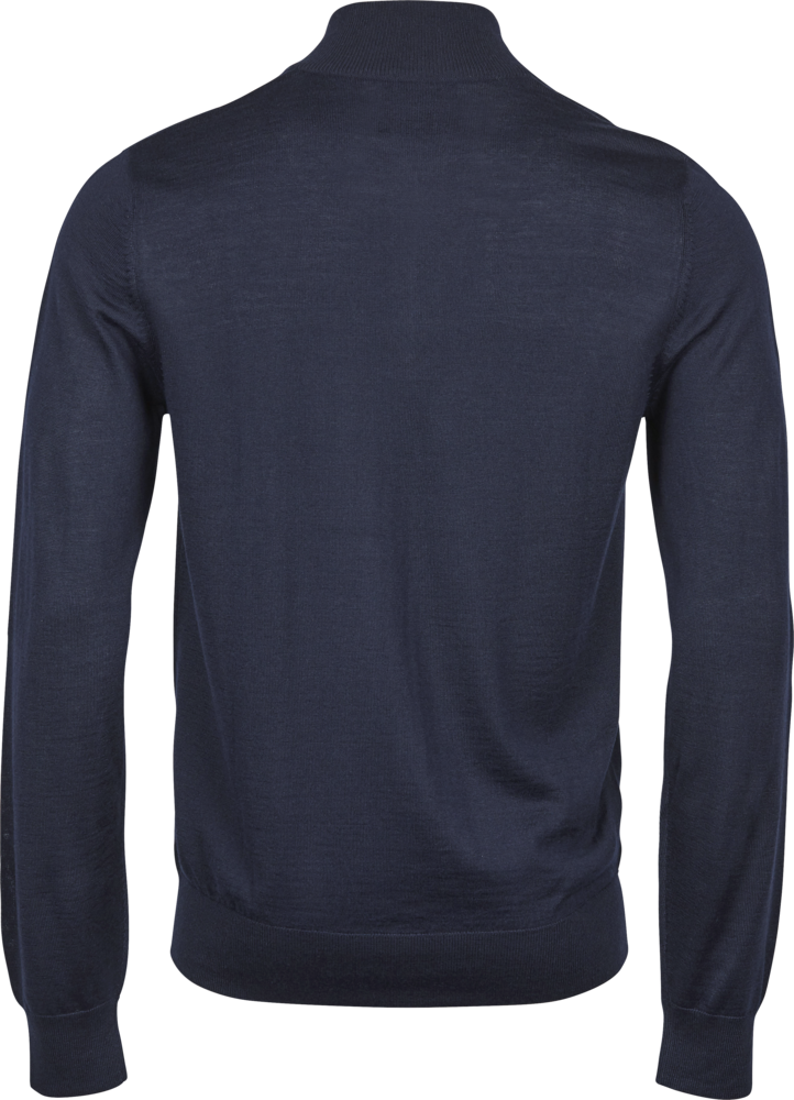 Half Zip Strik Herre, Navy - Style 6010