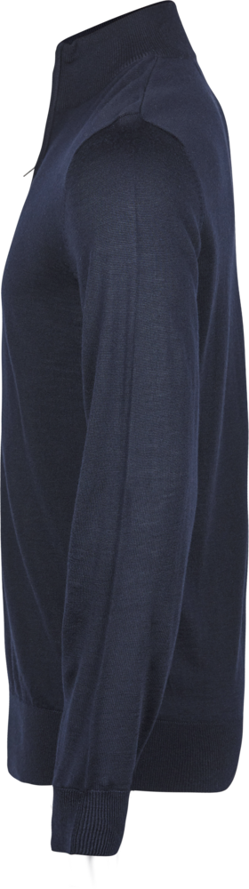 Half Zip Strik Herre, Navy - Style 6010