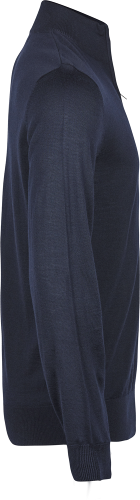 Half Zip Strik Herre, Navy - Style 6010