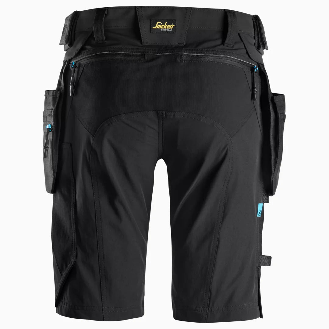 LiteWork Arbejdsshorts, Sort, Snickers 6108