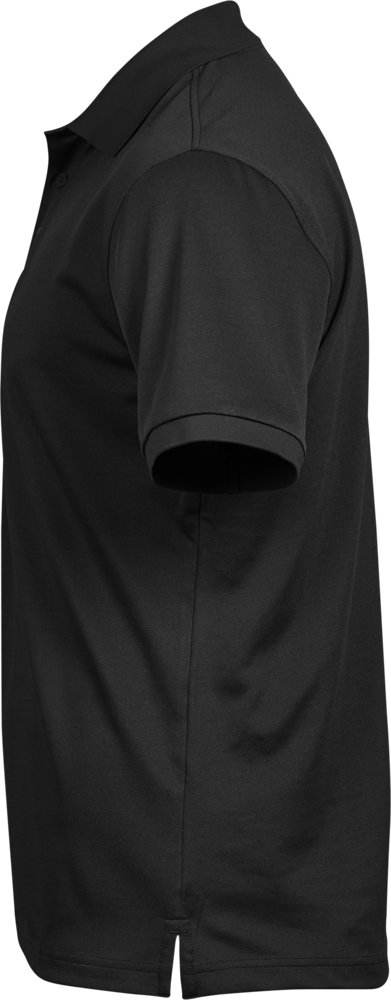 Club polo T-shirt, Sort - Style 7000