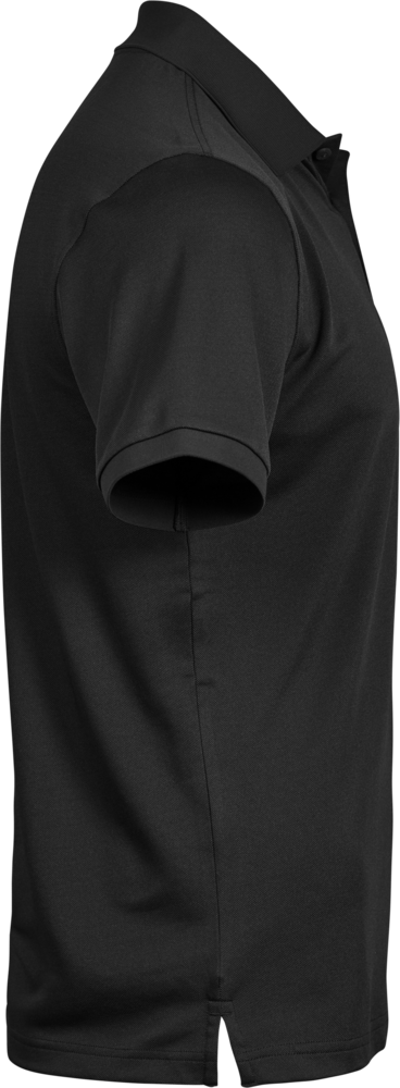 Club polo T-shirt, Sort - Style 7000