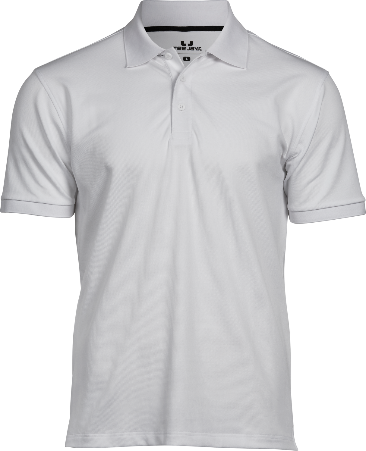 Club polo T-shirt, Hvid - Style 7000