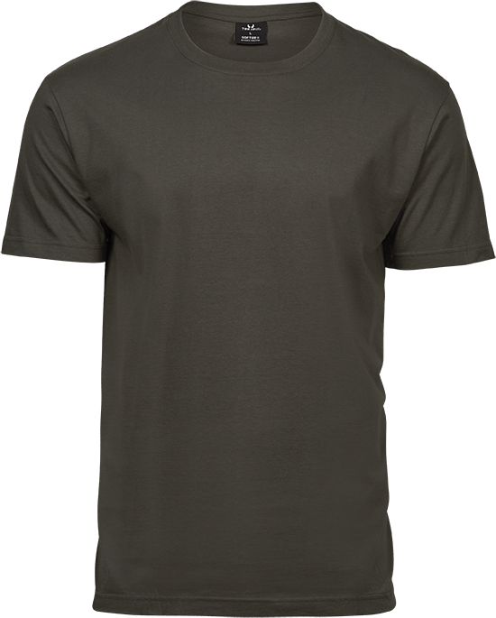 Soft T-shirt, Oliven - Style 8000