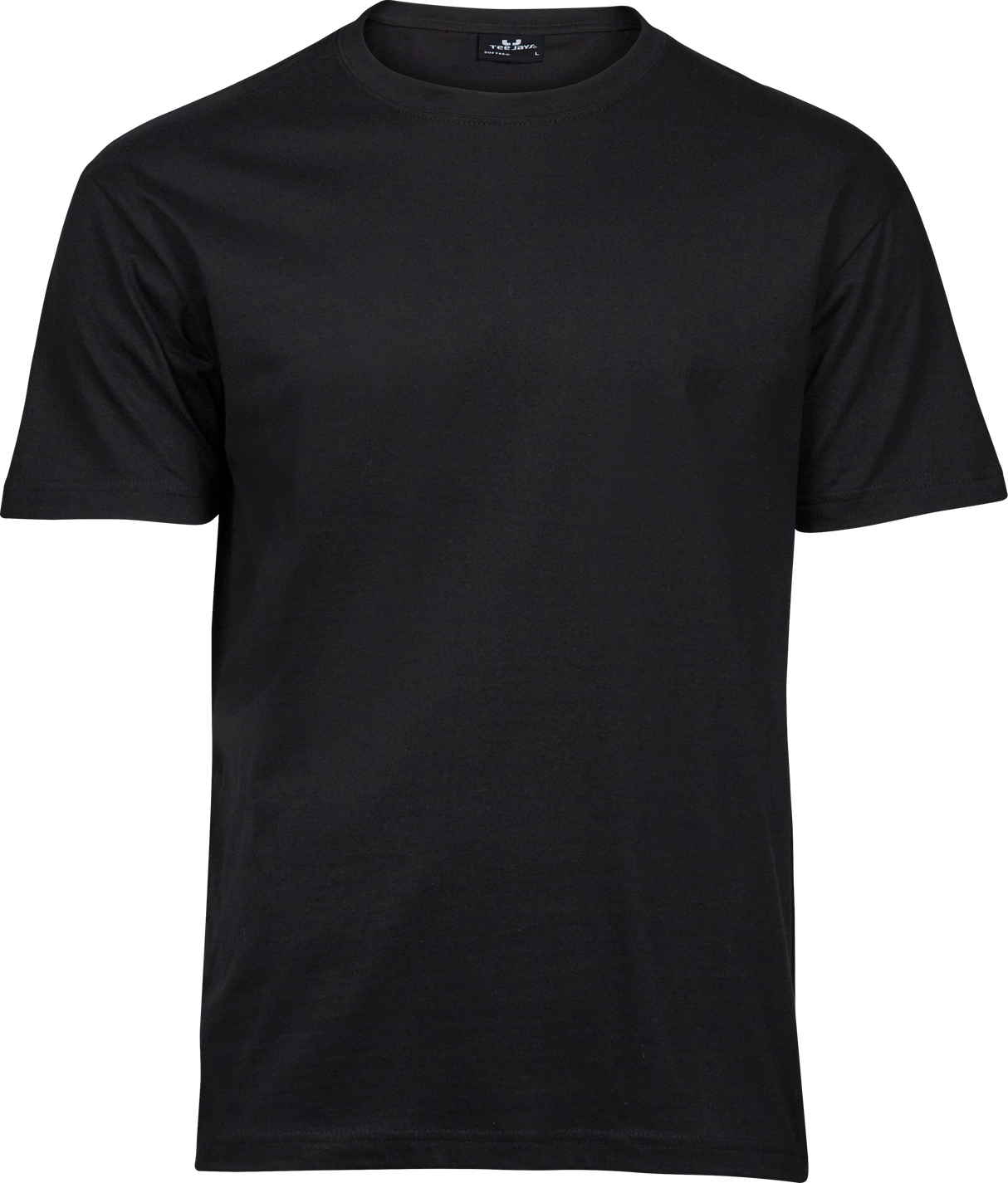 Soft T-shirt, Sort - Style 8000