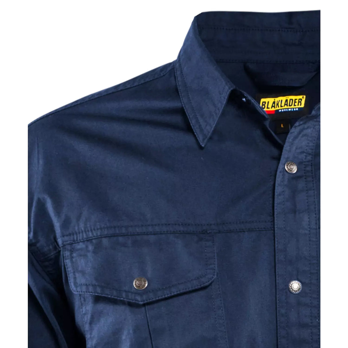 Twill Skjorte Bomuld, Herre, Marineblå - Blåkläder 3297-1135-8900