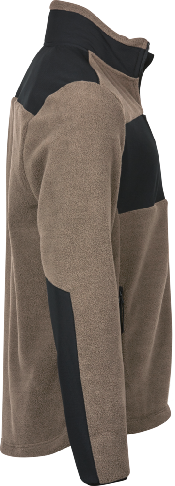 Outdoor Fleecejakke, Clay/Sort, Herre - Style 9120