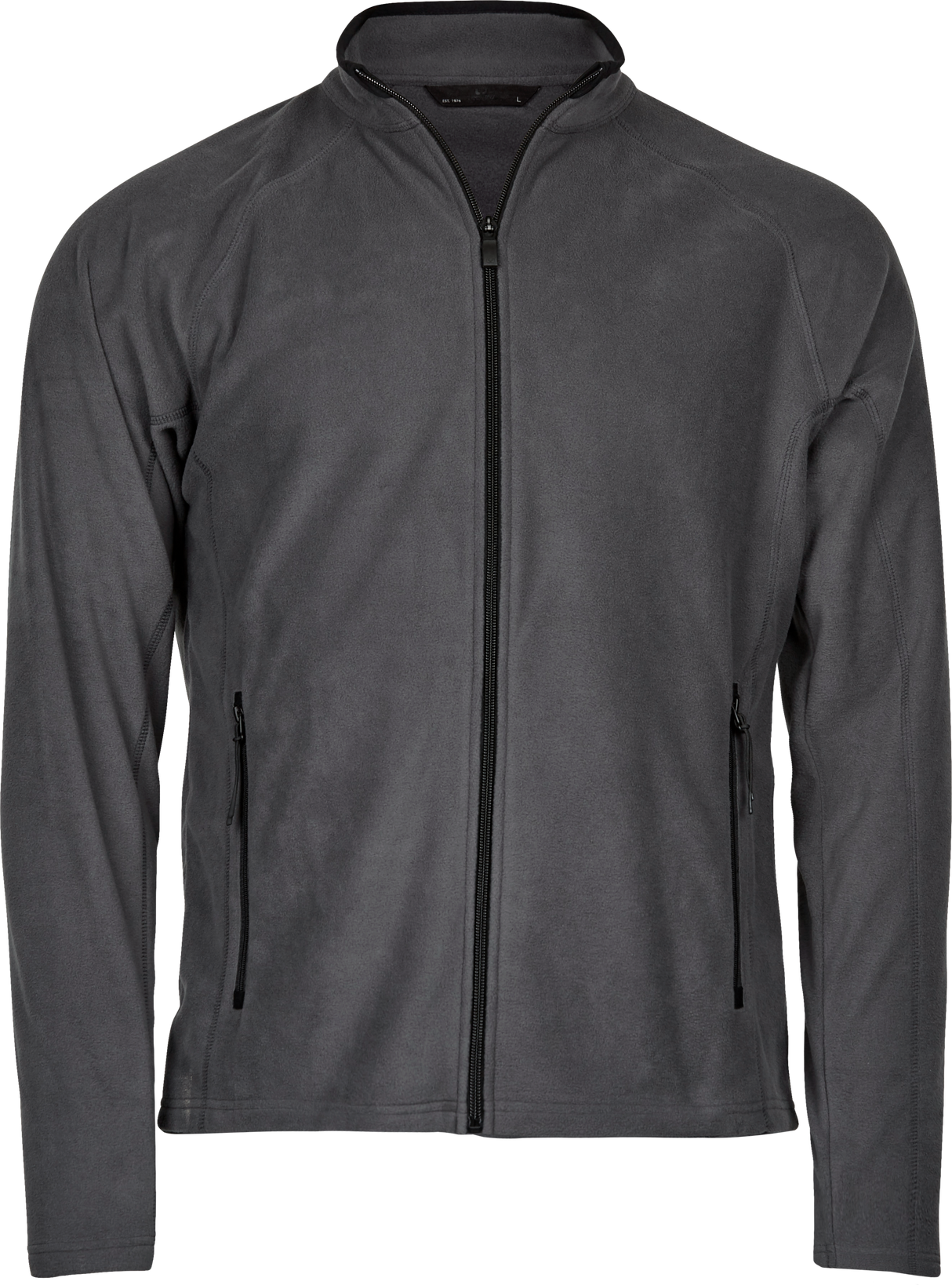 Active fleece cardigan, Mørk Grå, Herre - Style 9160