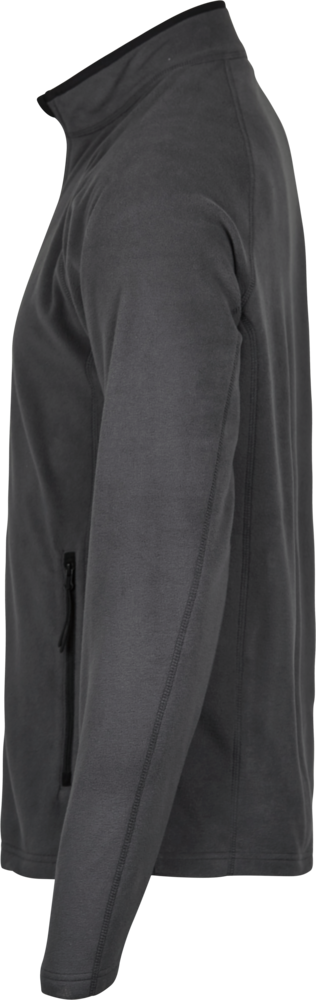 Active fleece cardigan, Mørk Grå, Herre - Style 9160