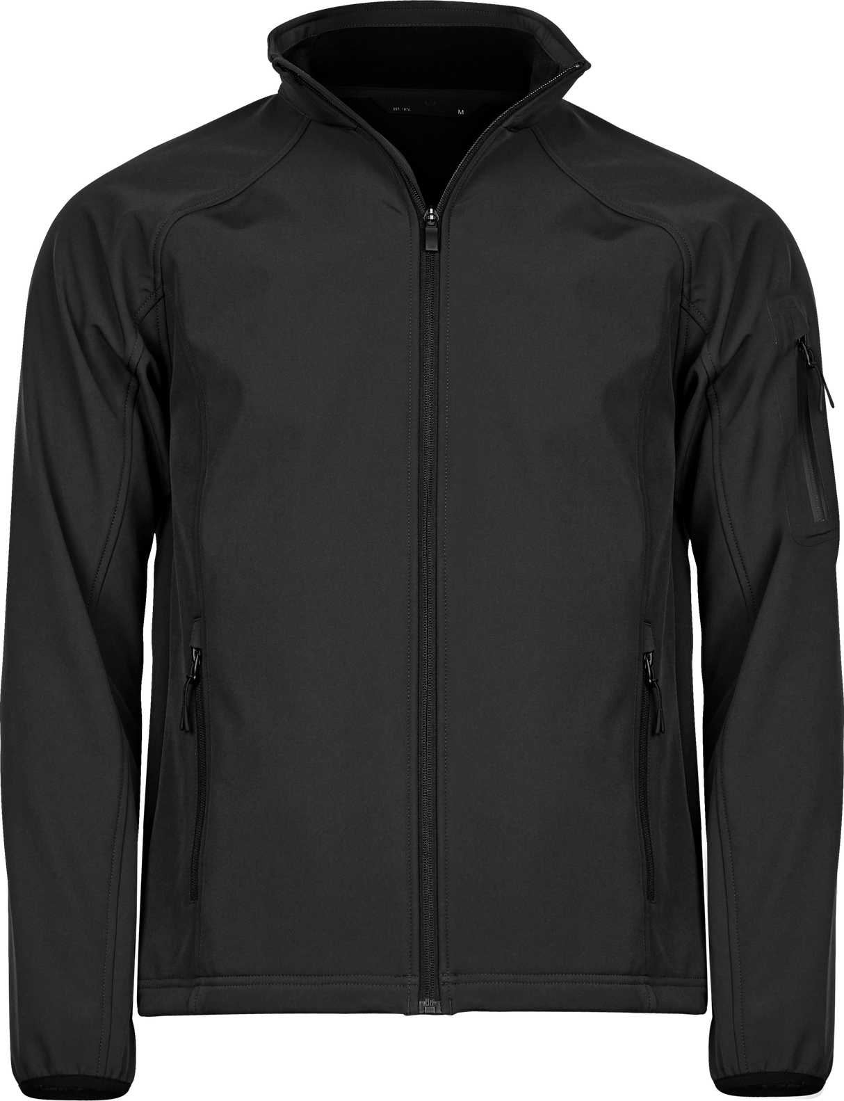 Letvægts softshelljakke, Sort, Herre - Style 9510