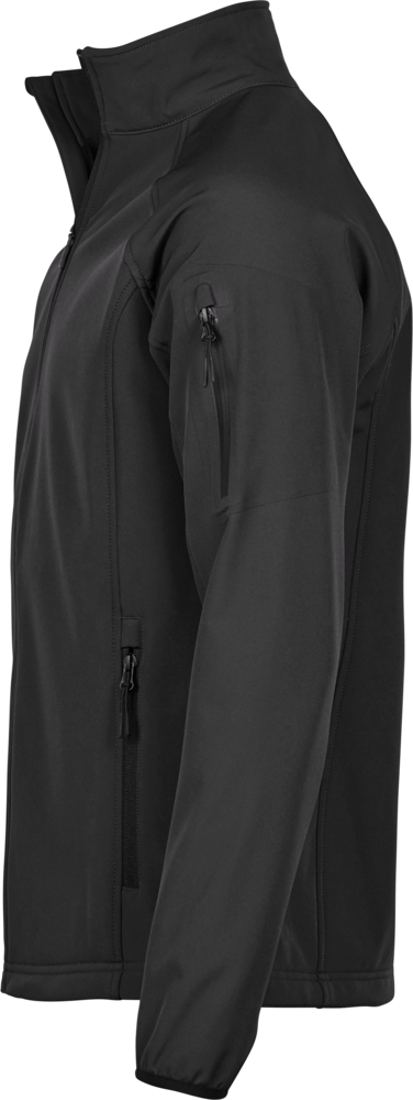 Letvægts softshelljakke, Sort, Herre - Style 9510