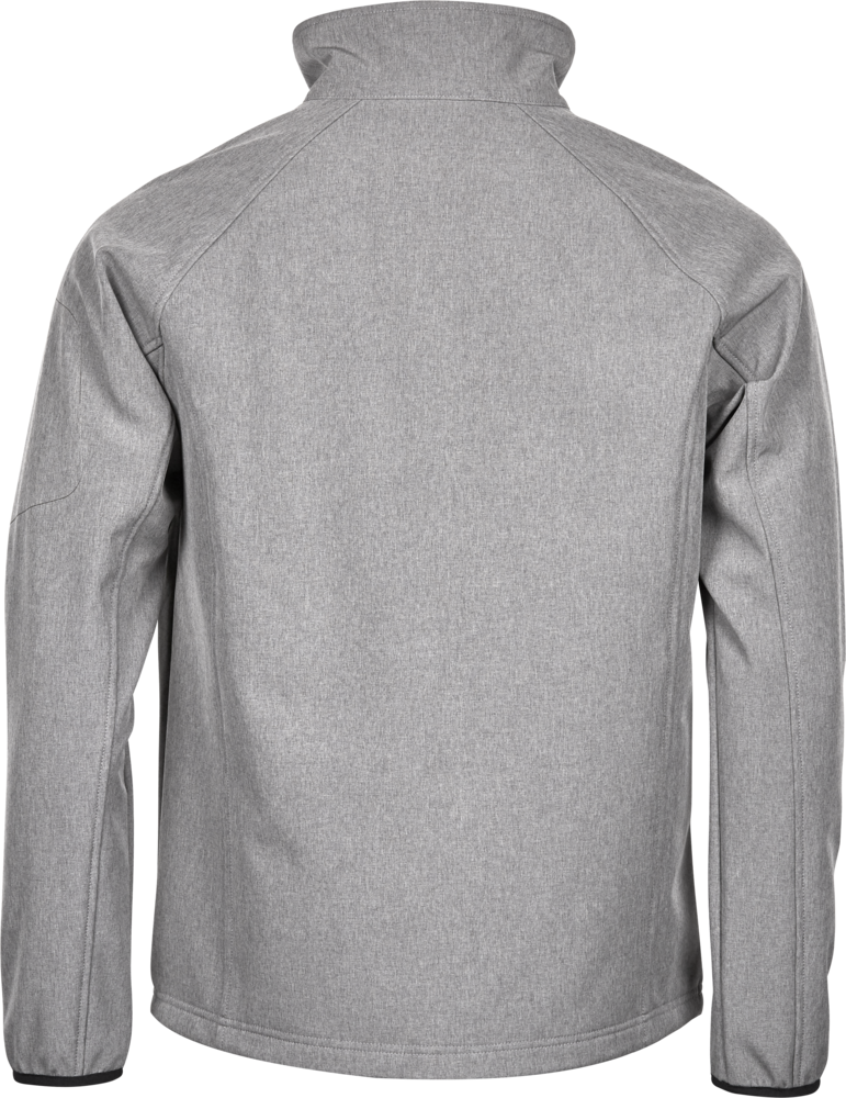 Letvægts softshelljakke, Grå Melange, Herre - Style 9510