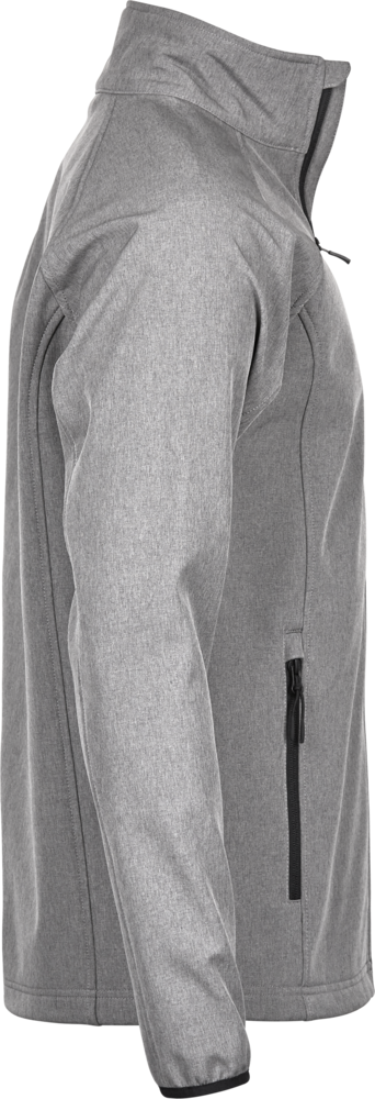 Letvægts softshelljakke, Grå Melange, Herre - Style 9510